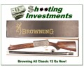[SOLD] Browning A5 Classic 12 gauge Belgium engraved as new!